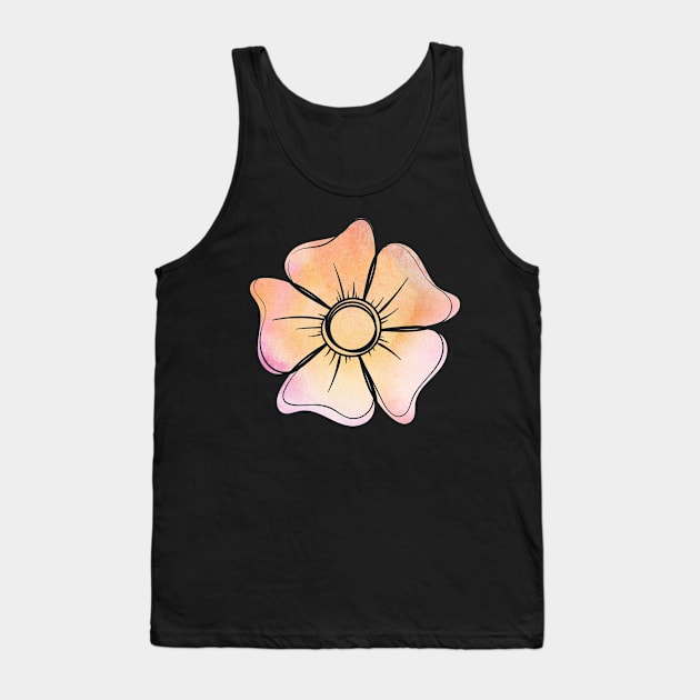 Summer Flowers Tank Top by Usea Studio